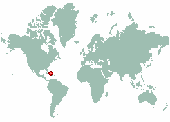 Sapodilla Bay Beach in world map
